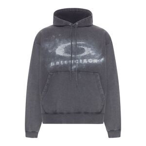 Balenciaga Men Crayon Loop Logo Hoodie